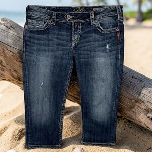 Silver Jeans denim Capri